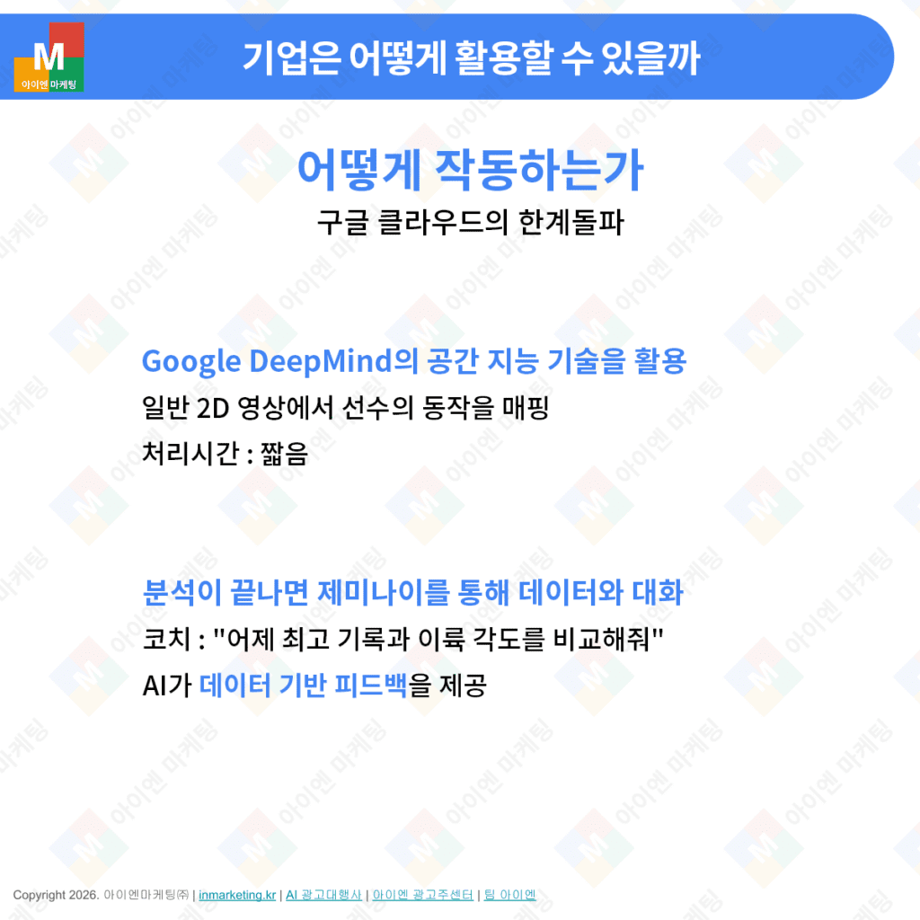 Google DeepMind 공간 지능 기반 AI 영상 분석 구조