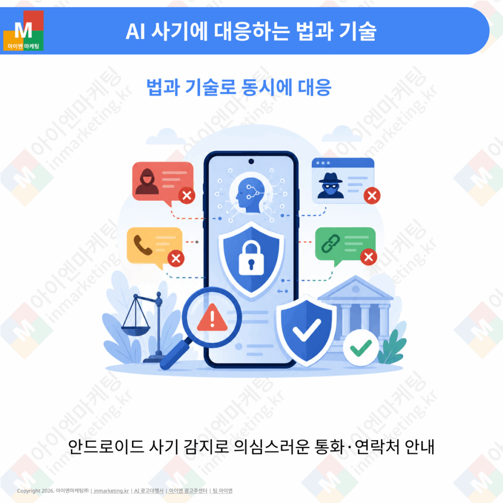 AI 기반 보안 기술과 안드로이드 사기 감지 기능을 통한 사이버 사기 대응