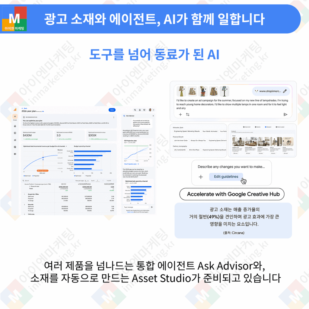 GML 2026 Ask Advisor와 Asset Studio 구글 광고 AI 에이전트